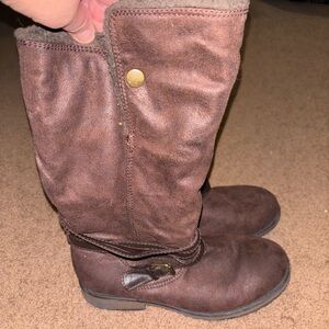 Brown Knee-High Boots